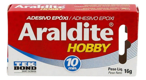 Araldite Cola Epóxi Hobby 16g Caixa Tekbond
