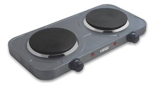 fogão elétrico com 2 pratos cooktop mesa 220v 2000w fame cor