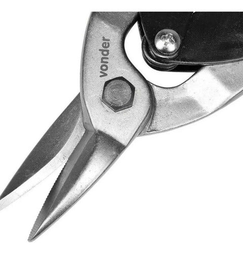 tesoura reta 10'' aviação reta p/ cortar chapa calha vonder
