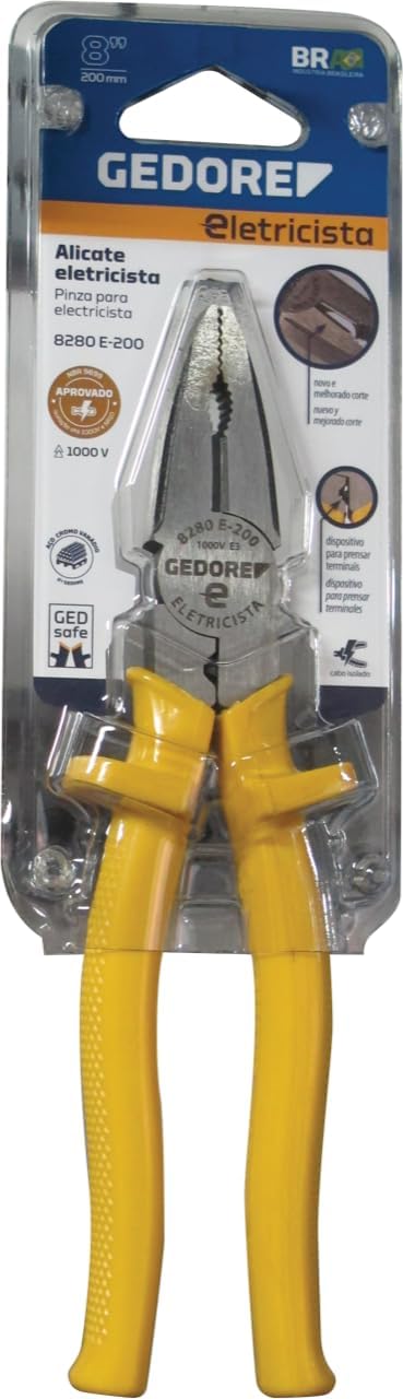 ALICATE ELETRICISTA 8280E-200 GEDORE