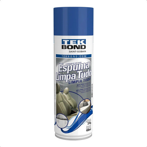 Espuma Limpa Tudo Couro Estofado Carpete 400ml Tekbond