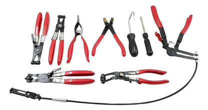 Jogo De Alicates E Abraçadeiras Elastica Automotivo 900463 V