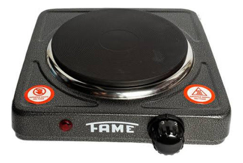 Fogão Elétrico Cooktop 1 Prato Fame 1000w 220v Cinza