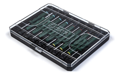 jogo de chave de fenda precisão master sata 15 peças