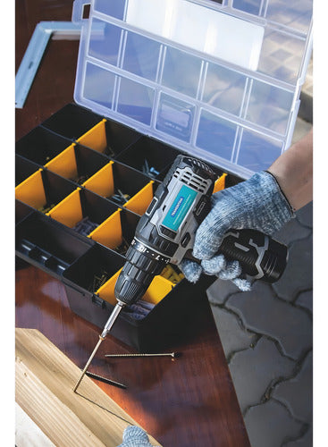 Parafusadeira Furadeira Para Uso Doméstico 10,8 V Tramontina Preto