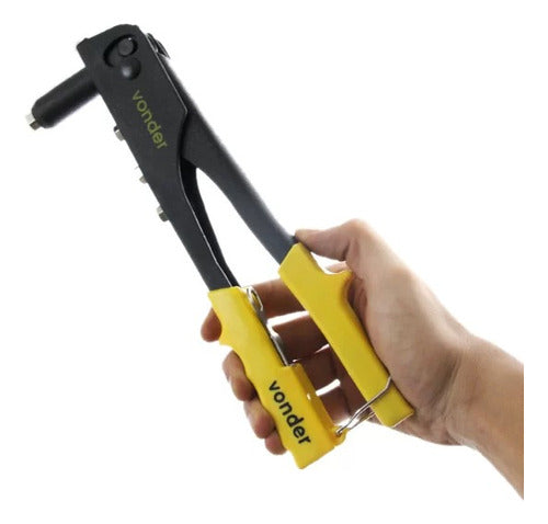 rebitador manual tipo alicate vonder 4 bicos