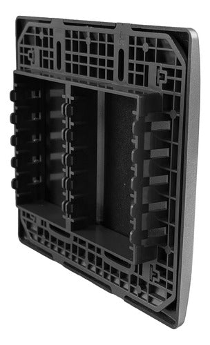 Placa Cega 4x4 Contemporânea Onix Fame Linha Habitat 4573