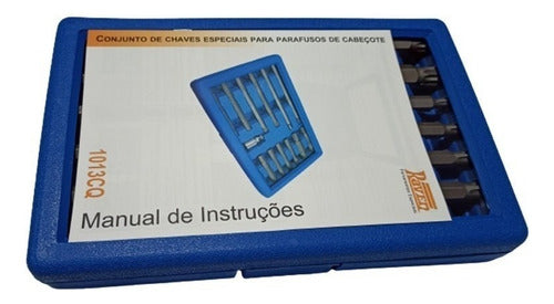 Jogo Chaves Fresas P/ Parafusos De Cabeçote 1013cq Raven