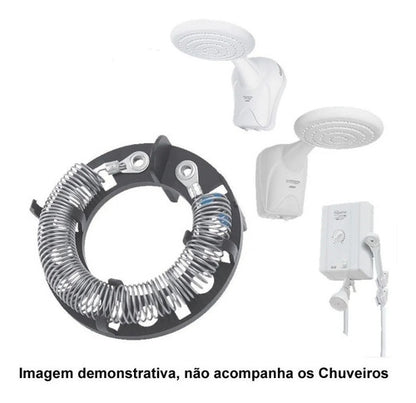 Resistência Granducha Fame Banho Maximo Chuveiro  220v 7000w Preta Pvc