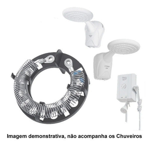 Resistência Granducha Fame Banho Maximo Chuveiro  220v 7000w Preta Pvc