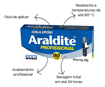 Adesivo Araldite Profissional 23g Tekbond (90min)