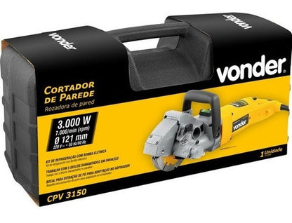 Cortador De Parede 3.000 W Com 5 Discos Cpv3150 220v