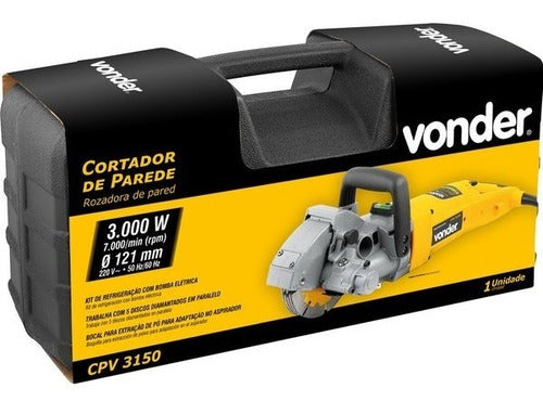 Cortador De Parede 3.000 W Com 5 Discos Cpv3150 220v