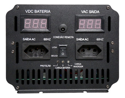 Conversor De Energia Carregador Bateria 12v/127v 6000w Flach