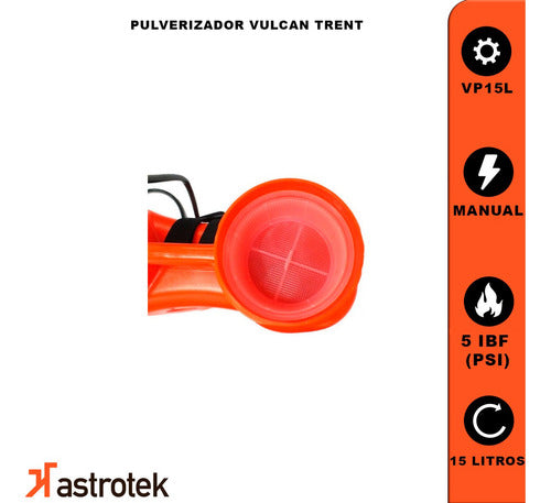 Pulverizador Costal Manual 15 Litros Ax-vp15l Vulcan