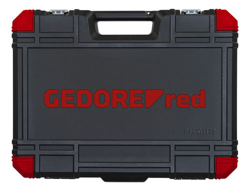 Jogo De Soquetes Encaixe De 1/4 3/8 1/2 Pol. 172p Gedore Red