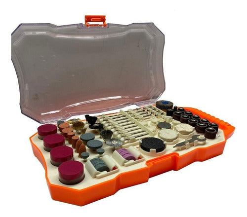 Maleta Kit De Acessórios Para Micro Retífica Com 208 Peças