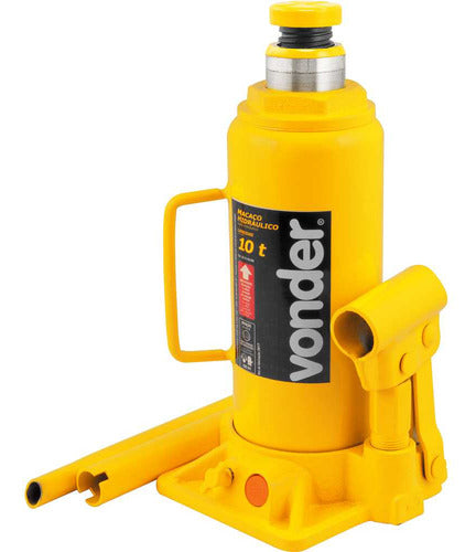 Macaco Hidráulico Garrafa 10 Tonelada Vonder Haste 230-460mm