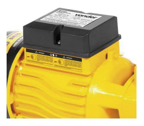 bomba de água periférica 1hp bpv750 vonder monofásica 60 hz amarelo monofásica