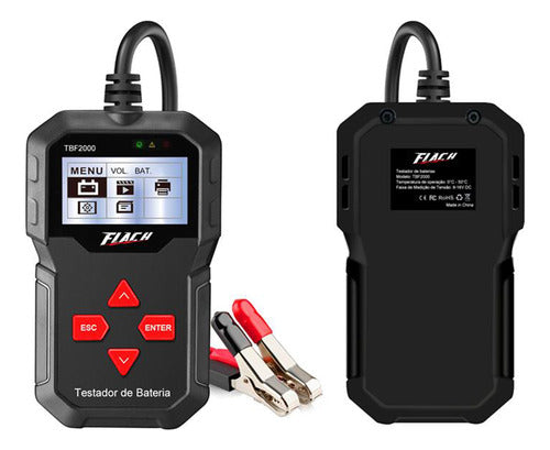 Testador De Baterias Digital 12v Flach Tbf2000