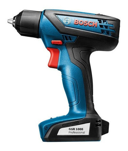 furadeira parafusadeira sem fio de 6mm bosch gsr 1000 smart 12v com maleta 110v/220v