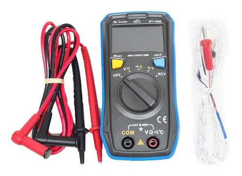 Multimetro Digital Compacto Ac/dc Auto Range Et-1050 Minipa