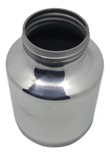 Pistola De Tinta Baixa Pressão Ar Direto 1000ml Aluminio Cor Prata