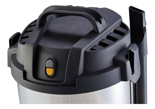 Aspirador De Pó E Água Wap Gtw Inox 12 1400w Bocal De Sopro