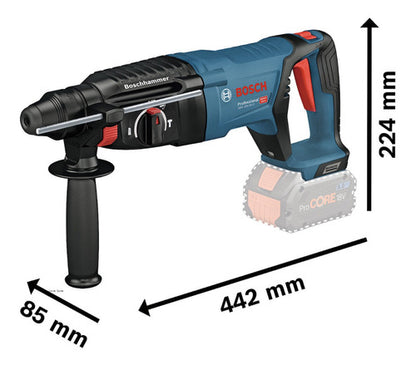 Martelo Perfurador Rompedor Sem Bateria Gbh 18v-26d Bosch