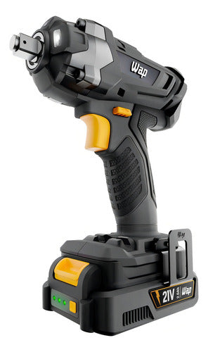 chave de impacto a bateria 21v encaixe 1/2pol c/ bateria wap