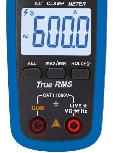 Alicate Amperimetro Digital Ncv True Rms Ac Et-3155 Minipa