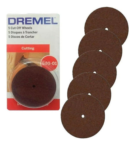 Disco De Corte 1.1/4 Com 5 Unidades Dremel 26150540aa Marrom