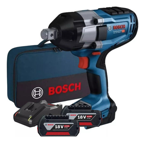 chave de imp 3/4 biturbo gds 18v 1050h c/ 2 bat 4ah bosch