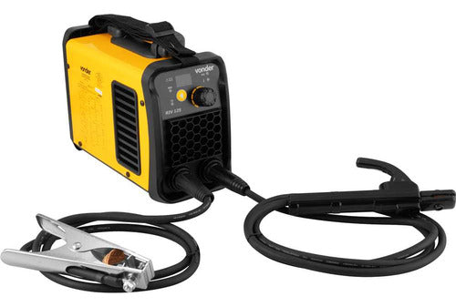 Inversor Solda Digital Eletrodo Tig120 Riv125 Vonder Bivolt Amarelo