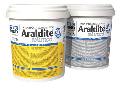 Cola Epoxi Araldite Nautico 2kg Industria Nautica Tekbond