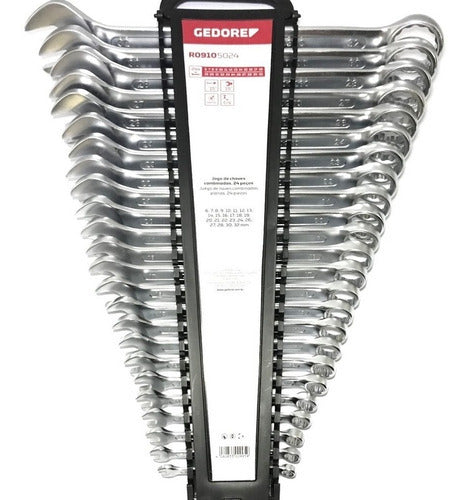 jogo chaves combinada gedore red 24 peças 6 a 32mm r09105024