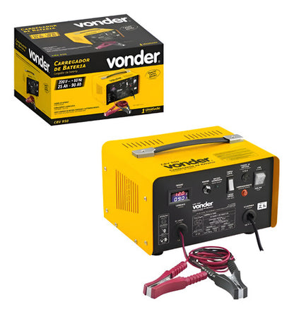 Carregador De Bateria Portátil Vonder Cbv 950 90ah