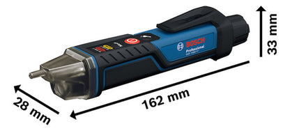 Detector De Tensão Bosch Gvd 1000-17 Com Lanterna Ip67 Azul