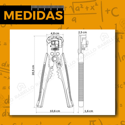 Alicate Decapador De Fios Para Eletricista Tramontina