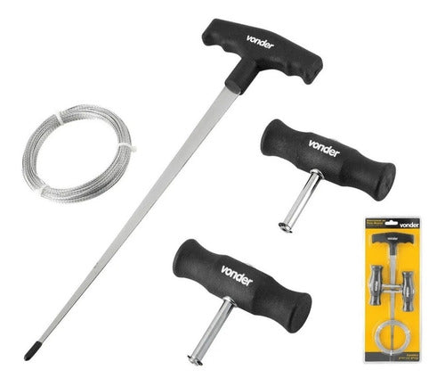 Conjunto Removedor De Para-brisas C/ Cordoalha Vonder