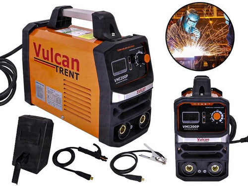 Maquina Inversora De Solda Portátil 220v Vmi200p Vulcan