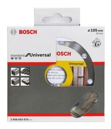 disco diamantado bosch standart turbo 105mm universal