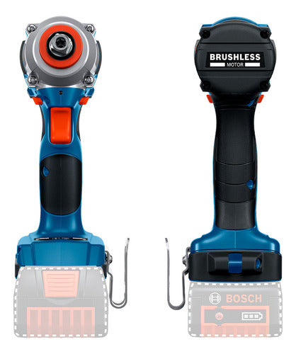 Chave Impacto 1/2 1/4 Bateria Bosch Gdx 285 18v S/ Bateria