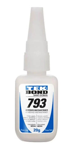 cola instantânea tekbond 793 20g bico antientupimento