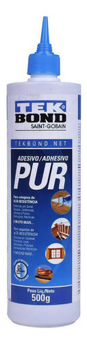 cola adesiva pur expansiva tekbond de 500g madeira