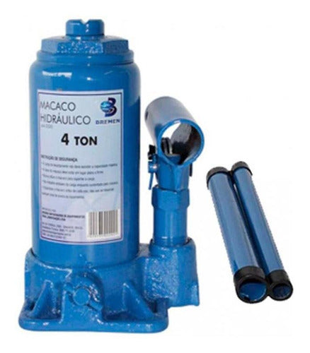 Macaco Hidráulico Tipo Garrafa 4 Toneladas 2220 Bremen