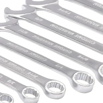 Kit Jogo De Chaves Combinadas De 1/4 A 3/4 Pol 9 Peças Mayle