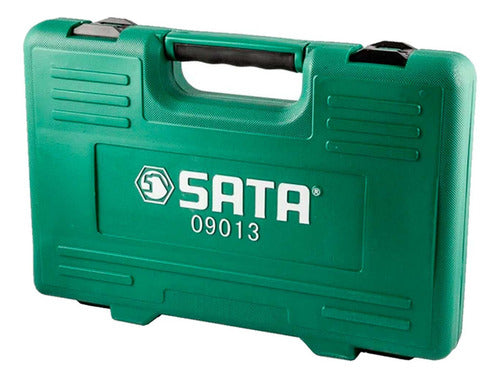 jogo soquete sext 1/2 e 1/4 86 pçs st09013sj sata cromado