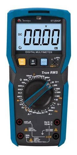 multimetro digital portátil et-2042f minipa catiii 600v rms