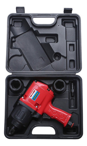 chave de impacto pneumática de 3/4 pol 140kg chiaperini vermelho